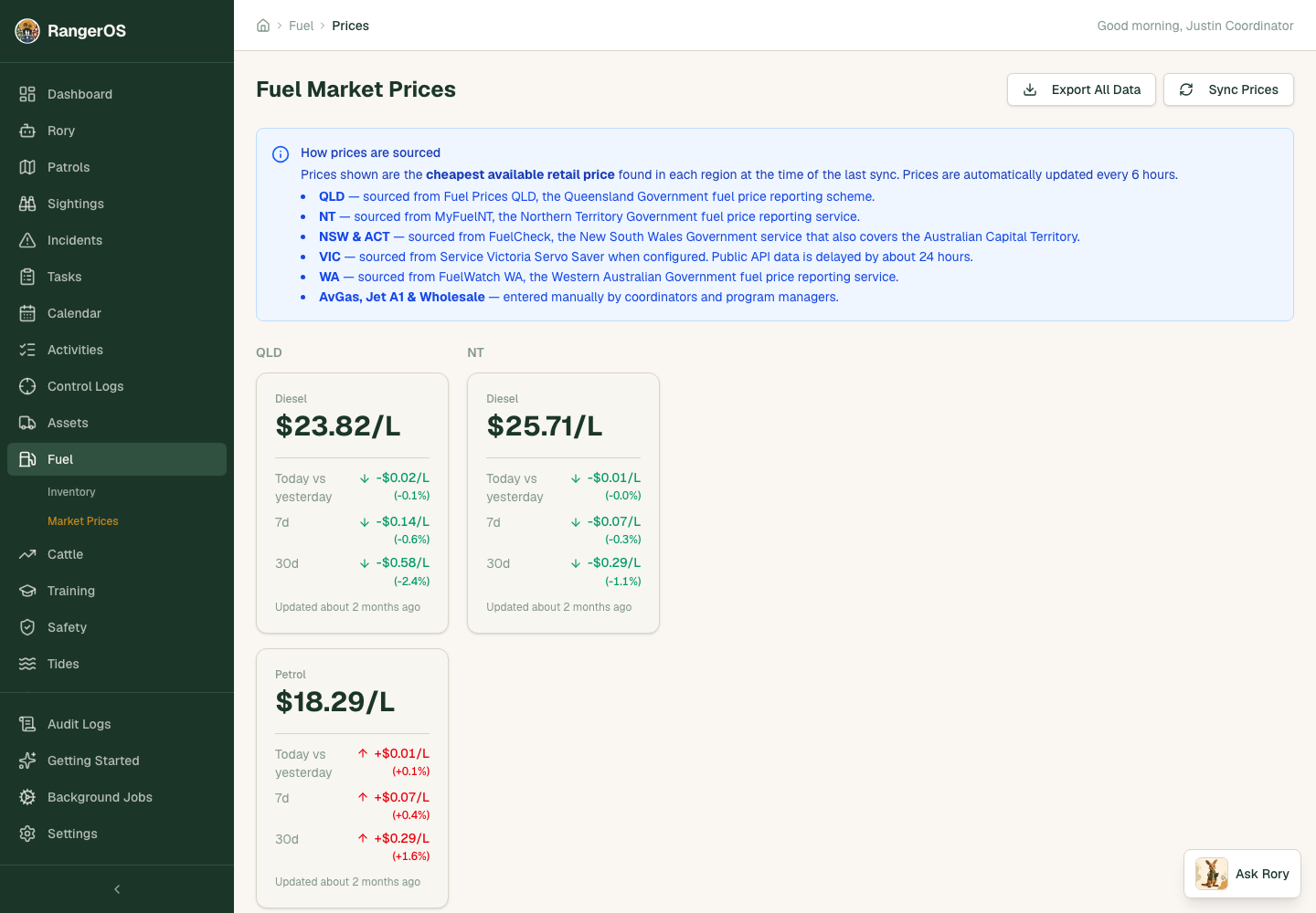 Fuel intelligence