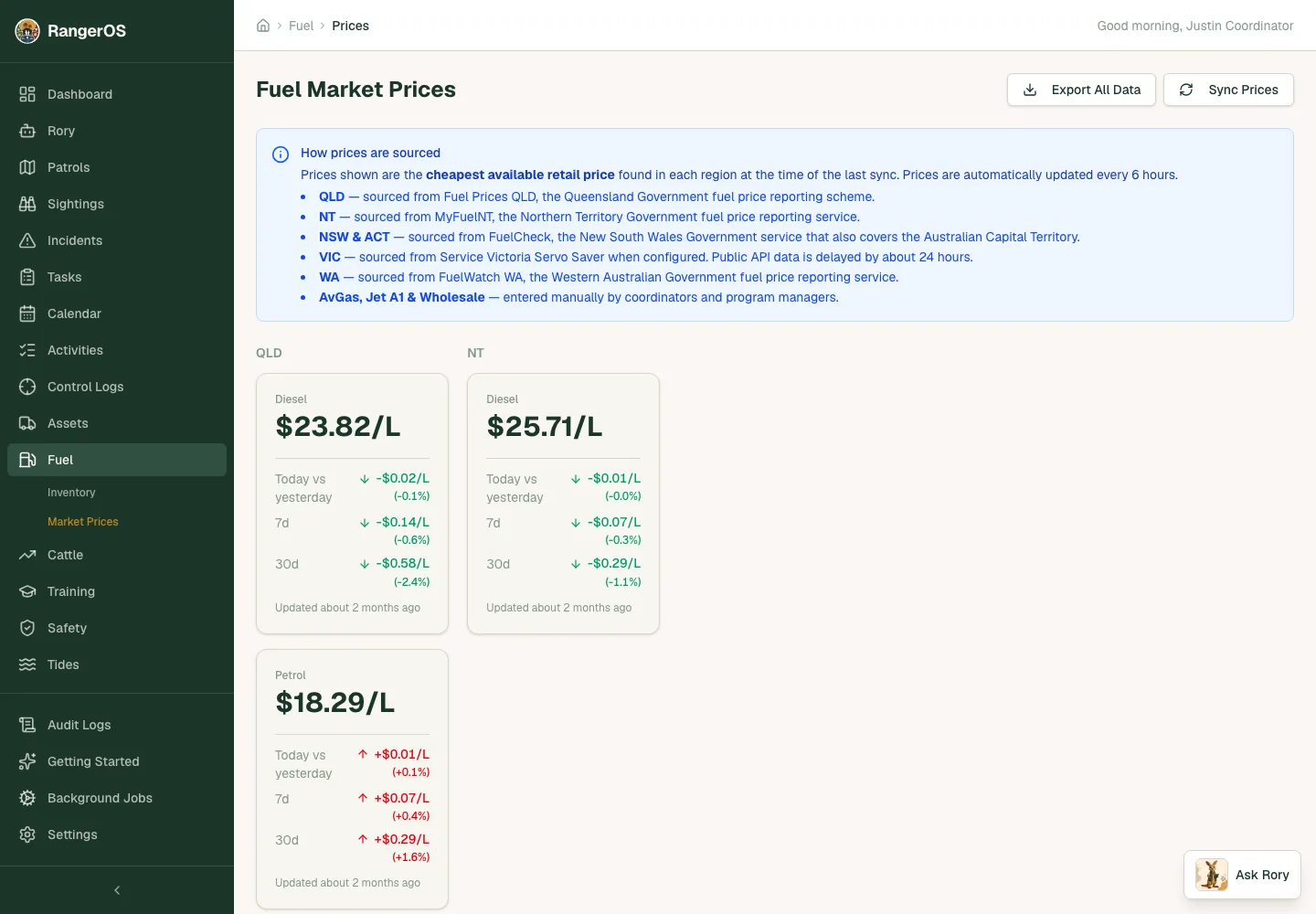 Fuel intelligence